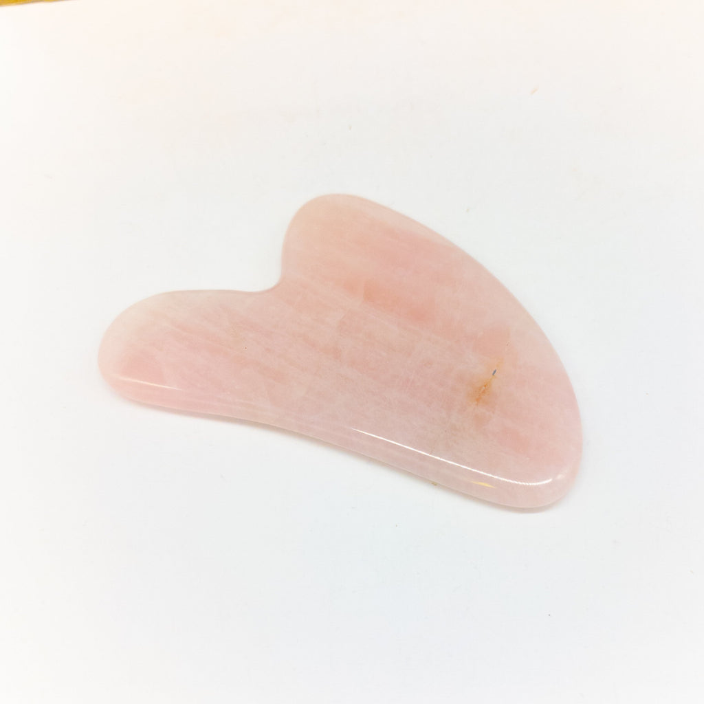 
Rose Quartz Gua Sha Massage Tool