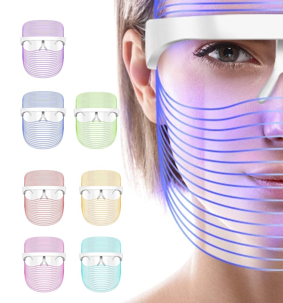 7 Colors LED Light Therapy Facial Mask Photon Anti-Aging Anti Wrinkle