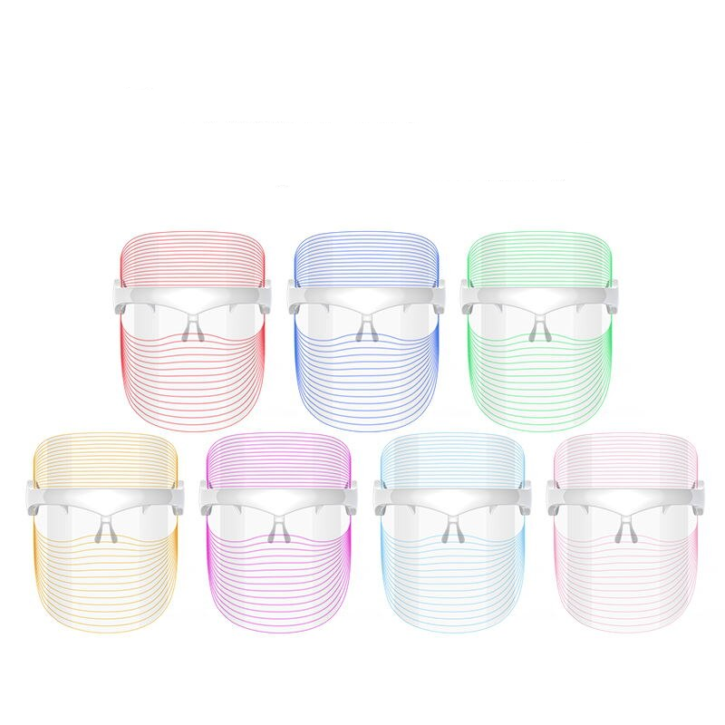 7 Colors LED Light Therapy Facial Mask Photon Anti-Aging Anti Wrinkle